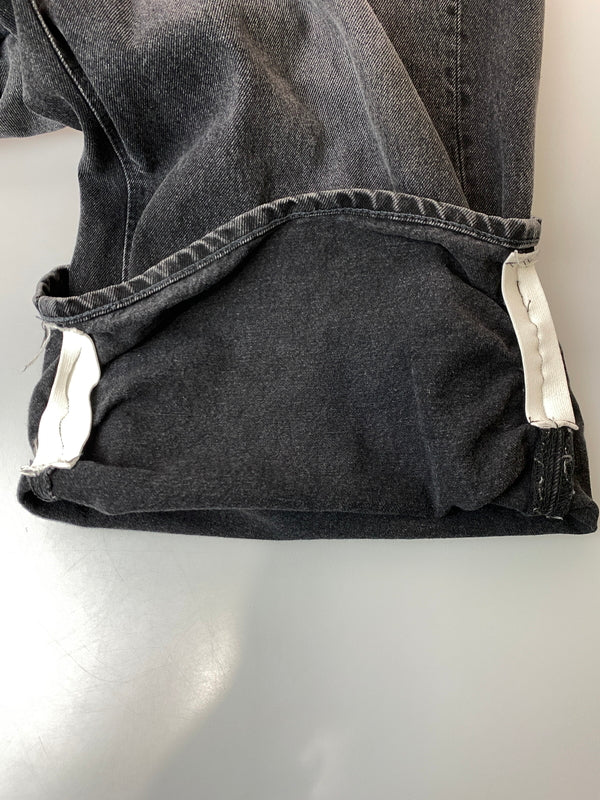 【中古品】【メンズ】 REFOMED リフォメッド × EDWIN エドウィン FRESH MAN DENIM WIDE PANTS K80262 フレッシュ マン デニム ワイド パンツ メンズ ボトムス ジーンズ ジーパン 151-261022-em-34-min サイズ:1 カラー:インディゴブラック 万代Net店