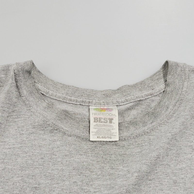 【現状渡し品】【メンズ】 FRUIT OF THE LOOM フルーツオブザルーム Tシャツ 半袖 トップス 146-240909-mm-12-izu サイズ:XL カラー:グレー 万代Net店