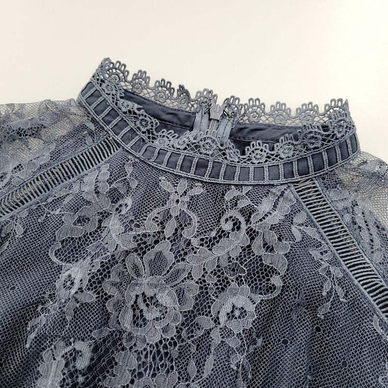 【中古品】【レディース】 GIRL DRESS FOR NOW as-81823 ガール ワンピースドレス レース 170-240801-as-27-izu サイズ:M カラー:ダークアッシュ 万代Net店