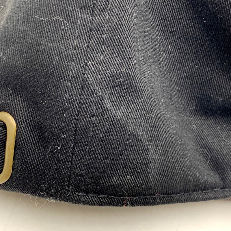 【中古品】【メンズ/レディース】 NISSI CAPS UNION CAP ニッシキャップ ユニオンキャップ 刺繍 帽子 185-240916-as-27-izu サイズ:F カラー:ブラック 万代Net店