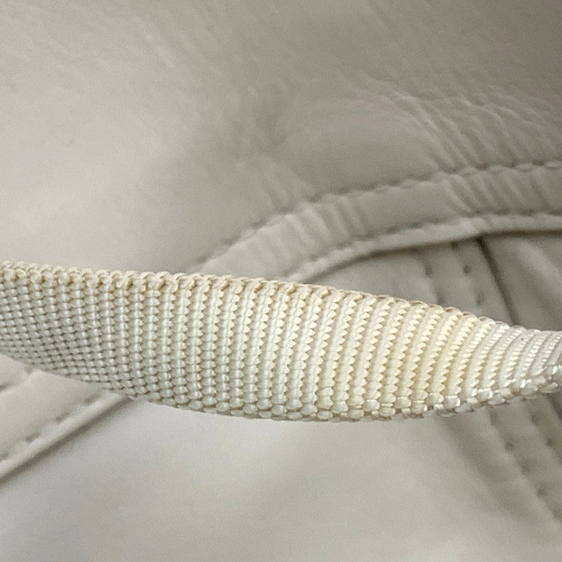 【中古品】【レディース】 BOTTEGA VENETA ボッテガヴェネタ レザープレート ドローストリング バックパック カバン 180-260425-ts-05-otoh カラー:ホワイト 万代Net店