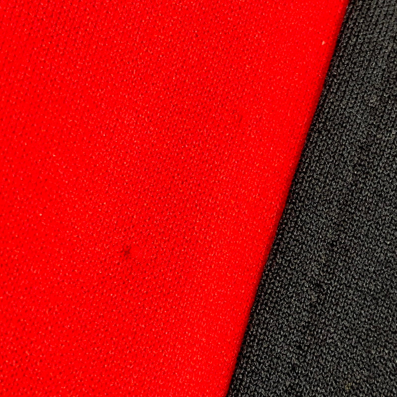 【中古品】【メンズ】 adidas アディダス 70-80S TRACK JACKET トラックジャケット デサント期 西ドイツ製 ジャージ ロゴ 刺繍 ライトアウター 146-241216-ay-04-izu サイズ:6 カラー:ブラック×レッド 万代Net店