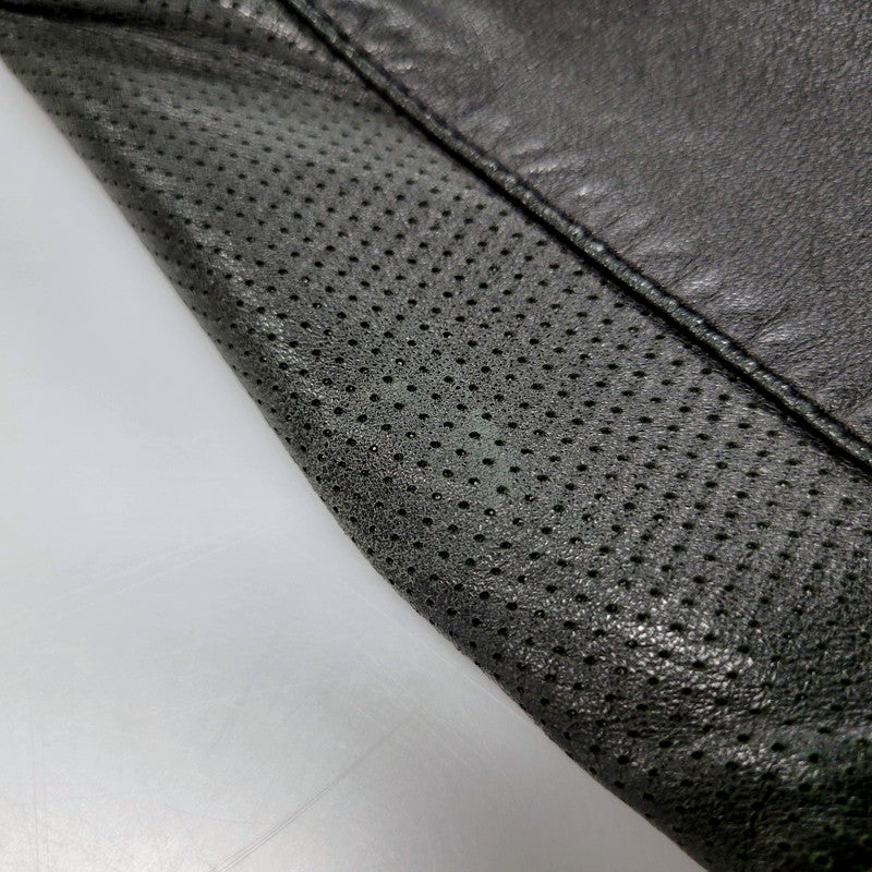 【現状渡し品】【メンズ】 ARMANI COLLEZIONI アルマーニコレッツォーニ LAMBSKIN LEATHER REVERSIBLE JACKET ラムスキン レザー リバーシブル ジャケット アウター 141-250113-as-29-izu サイズ:52 カラー:ブラック/パープル 万代Net店