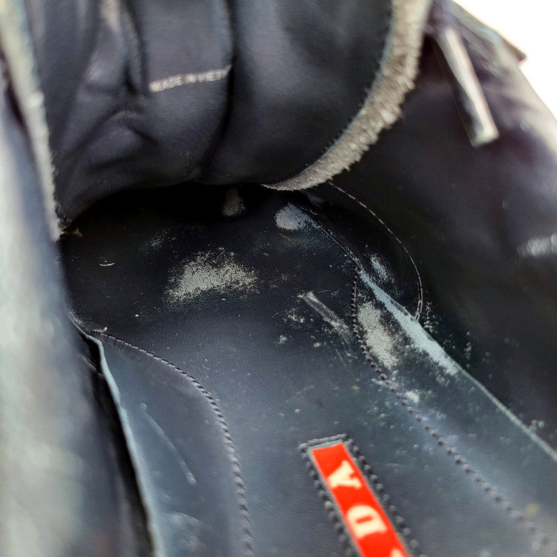 【中古品】【メンズ/レディース】 PRADA SPORTS プラダスポーツ 00S CENTERLINE LOGO SNEAKERS 2718 センター ライン ロゴ スニーカー シューズ 靴 183-250127-as-27-izu サイズ:6 カラー:ネイビー 万代Net店