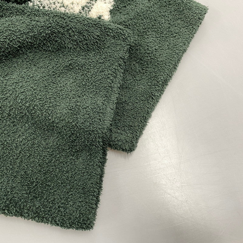 【中古品】【メンズ】 gelato pique ジェラートピケ BEAR JACQUARD SET UP ベア ジャカード セットアップ パジャマ 部屋着 ルームウエア 147-250301-as-02-izu サイズ:L カラー:グリーン 万代Net店