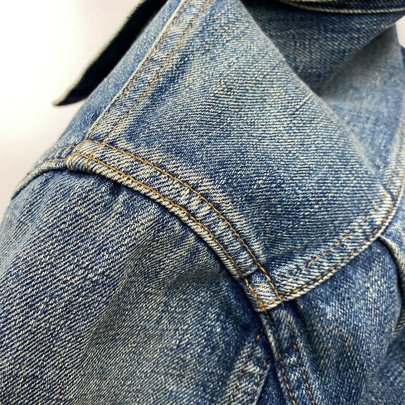 【中古品】【レディース】 ハイク TYPE 2ND DENIM JACKET 日本製 デニムジャケット アウター 168-250227-as-24-izu サイズ:1 カラー:インディゴ 万代Net店