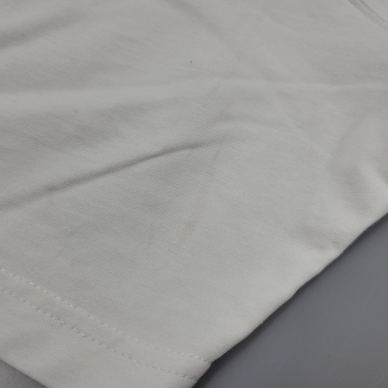 【中古品】【メンズ】 NIKE ナイキ 00S V NECK LOGO TEE Vネック ロゴTシャツ 刺繍 半袖 トップス 146-250325-ay-20-izu サイズ:L カラー:ホワイト 万代Net店