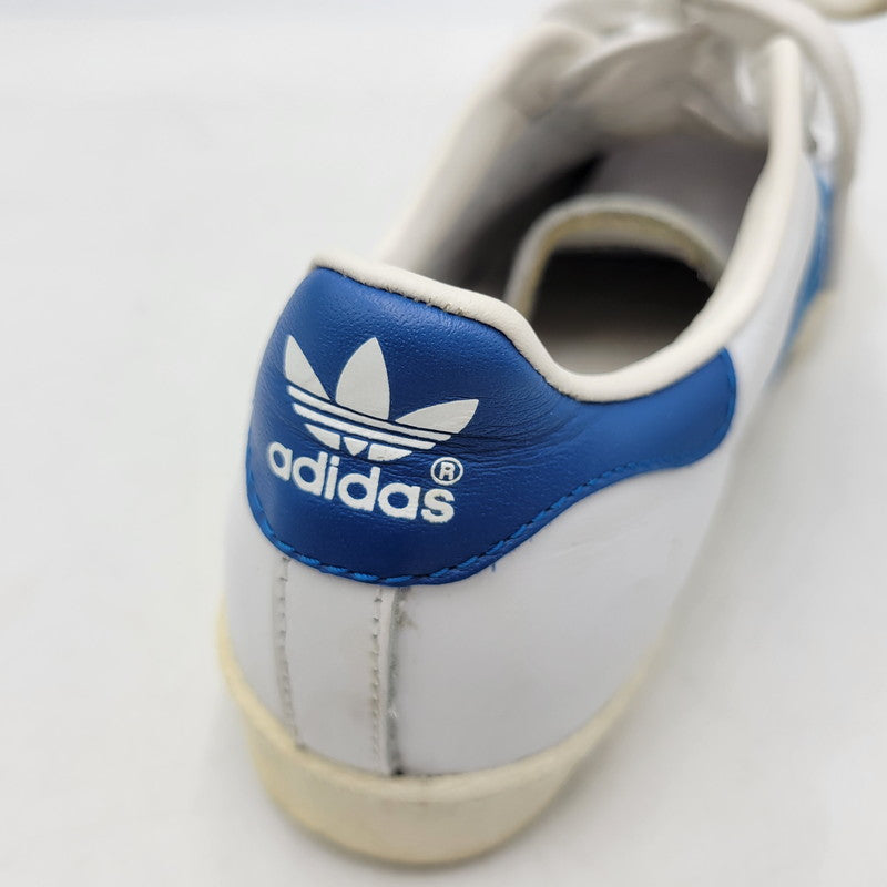 【中古品】【レディース】 adidas アディダス SUPER STAR 80S G61068 スーパースター スニーカー シューズ 靴 166-250331-as-29-izu サイズ:22.5cm カラー:WHITE/BLUE 万代Net店