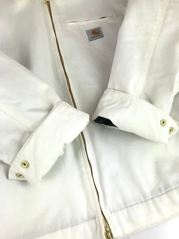 【中古品】【メンズ】 CARHARTT WIP カーハート ワークインプログレス DETROIT JACKET I015264 デトロイトジャケット アウター 142-251117-na-04-tag サイズ:L カラー:ホワイト 万代Net店