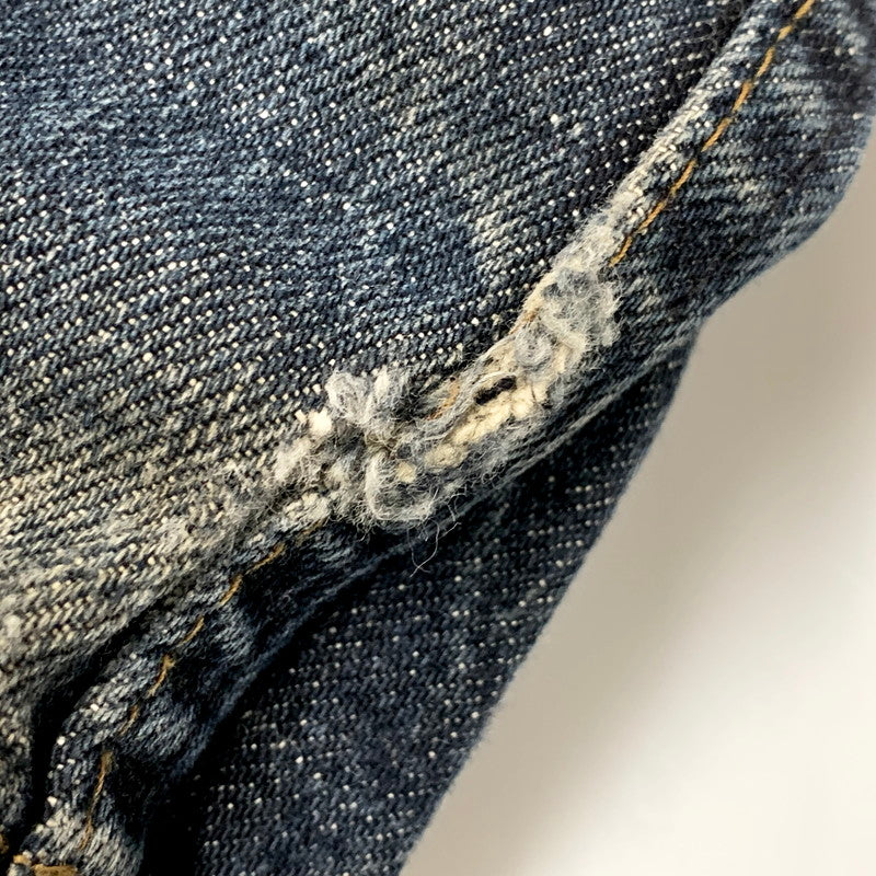 【現状渡し品】【メンズ】 先染め SLIM DENIM PANTS 603-0259 603-0206 スリムデニムパンツ ボタン裏刻印J22 SMALL-E ジーンズ ズボン ボトムス 157-250502-ay-14-izu サイズ:30×31 カラー:インディゴ 万代Net店