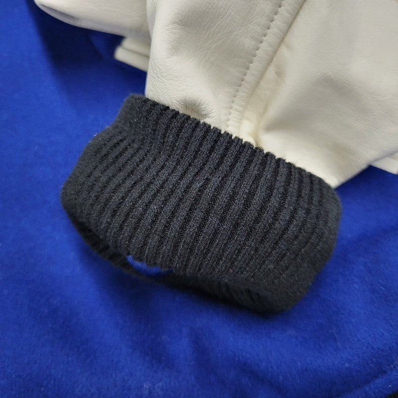 【中古品】【メンズ】 WAVE VARSITY JACKET ウェーブ バーシティ ジャケット アウター 149-250708-as-11-izu サイズ:M カラー:ブルー×ホワイト 万代Net店
