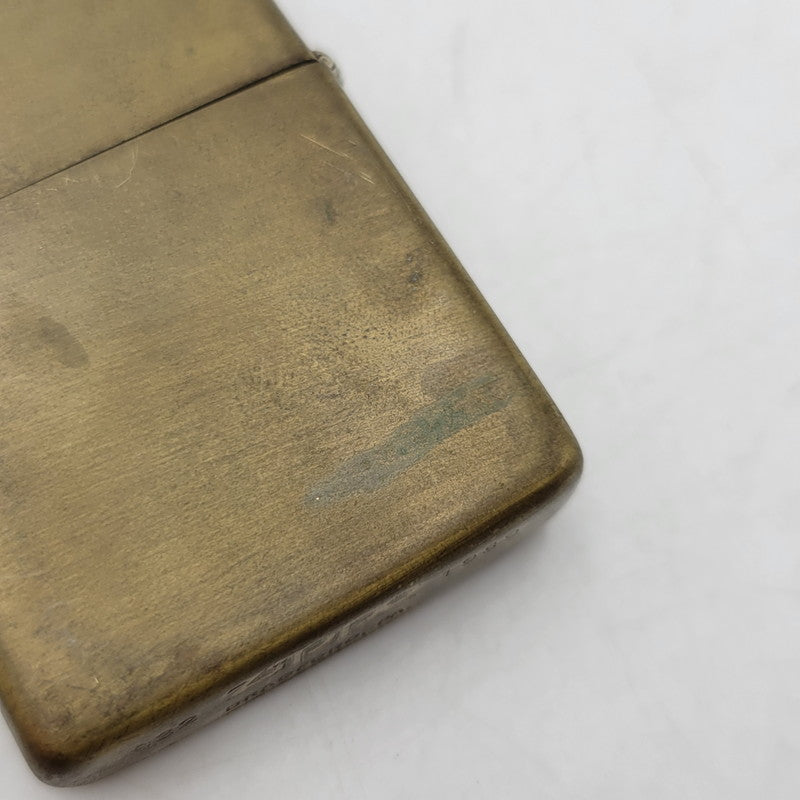 【中古品】【メンズ/レディース】 ZIPPO ジッポ SOLID OIL LIGHTER BRASS オイルライター 1989年製 喫煙具 小物 206-250529-as-10-izu カラー:ゴールド 万代Net店