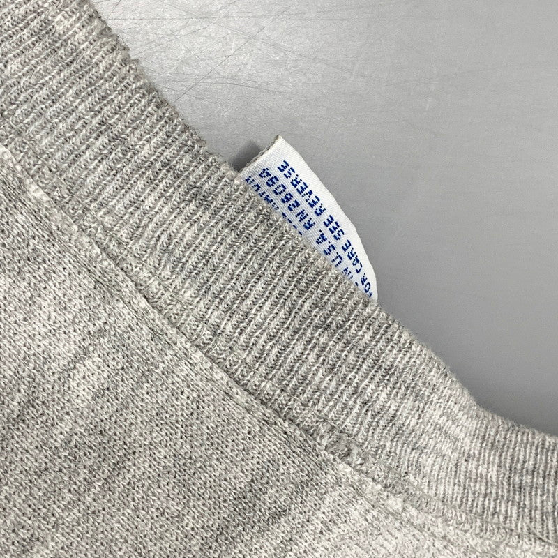 【現状渡し品】【メンズ】 Champion チャンピオン REVERSE WEAVE リバースウィーブ USA製 刺繡タグ WAPPEN CREWNECK SWEATSHIRT ワッペン クルーネック スウェットシャツ トレーナー トップス 146-250507-ya-01-izu サイズ:XL カラー:グレー 万代Net店