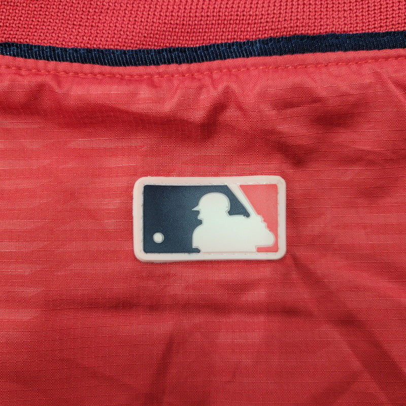 【中古品】【メンズ】 MAJESTIC マジェスティック ST. LOUIS CARDINALS BIRD WAPPEN HALF ZIP NYLON PULLOVER セントルイス・カージナルス バード ワッペン ハーフジップ ナイロン プルオーバー 146-250728-as-12-izu サイズ:4XT カラー:レッド 万代Net店