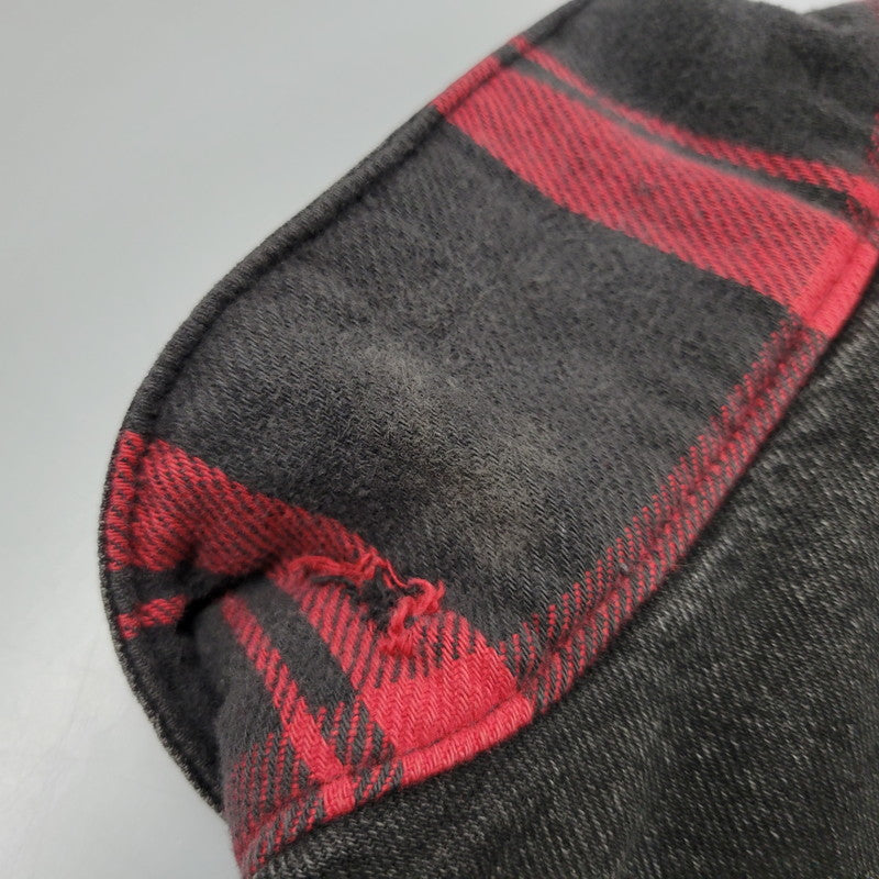 【現状渡し品】【メンズ】 Levi's リーバイス UNIVERSAL STUDIOS CHECK NEL LINER BLACK DENIM JACKET チェックネルライナー ブラックデニムジャケット 刻印527 USA製 アウター 146-250513-as-11-izu カラー:ブラック 万代Net店