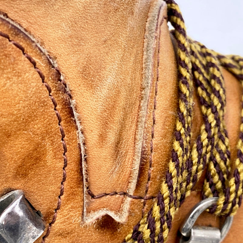 【現状渡し品】【レディース】 RED WING レッドウィング 826 USA製 四角犬タグ 70S-80S MOUNTAIN BOOTS 70-80年代 マウンテンブーツ 靴 シューズ ブーツ 167-250512-ma-25-izu サイズ:6.5 カラー:ブラウン 万代Net店