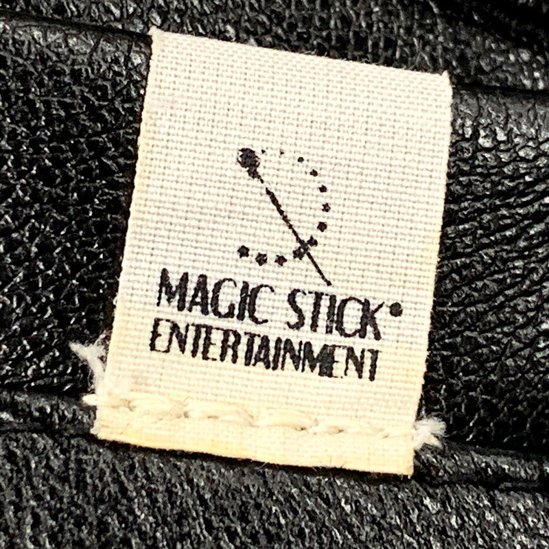 【中古品】【メンズ】 マジックスティック FAKE LEATHER SLACKS PANTS フェイクレザースラックスパンツ ボトムス 153-250517-as-28-izu サイズ:M カラー:ブラック 万代Net店