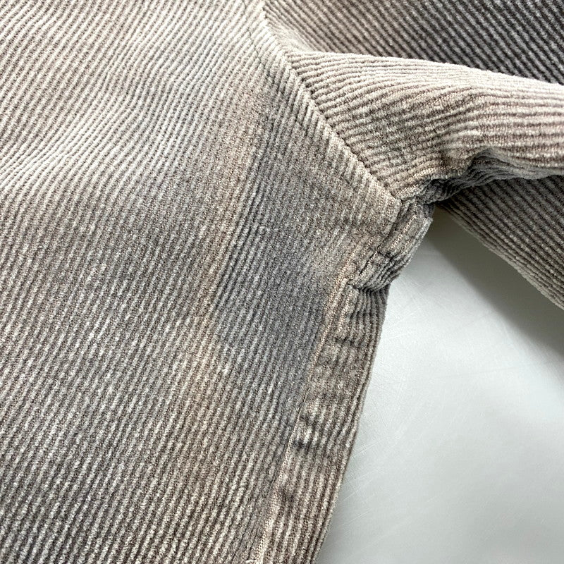 【現状渡し品】【メンズ】 APPLEBUM アップルバム CORDUROY COACH JACKET コーデュロイ コーチジャケット アウター 142-250524-as-27-izu サイズ:M カラー:グレー 万代Net店