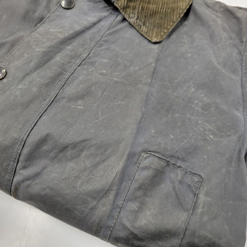 【現状渡し品】【メンズ】 Barbour バーブァー BORDER OILED JACKET ボーダー オイルドジャケット 英国製 アウター 144-250526-as-06-izu カラー:ブラック系 万代Net店