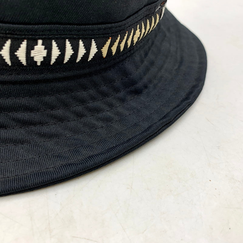 【中古品】【メンズ/レディース】 MARCELO BURLON マルセロバーロン ×STARTER スターター CMLB006S21FAB001 CROSS TAPE BUCKET HAT クロステープ バケット ハット 帽子 185-250610-ya-14-izu サイズ:OSFM カラー:BLACK 万代Net店