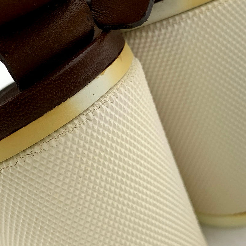 【中古品】【レディース】 Chloe クロエ 031855 LEATHER STRAP SANDAL レザー ストラップ サンダル 靴 167-250610-ya-11-izu サイズ:36 カラー:茶 万代Net店