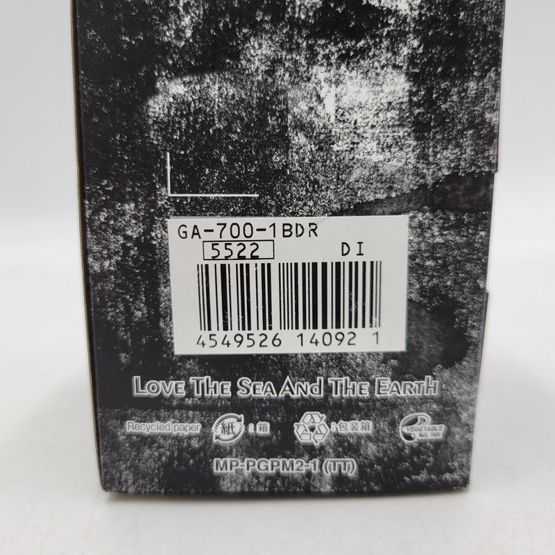 【中古美品】【メンズ/レディース】 G-SHOCK ジーショック GA-700-1B 腕時計 199-260527-as-13-izu サイズ:57.5 × 53.4 × 18.4 mm カラー:ブラック 万代Net店