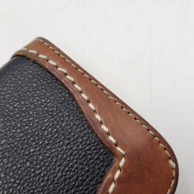 【中古品】【メンズ】 革蛸 JAPANG ジパング LEATHER LONG WALLET レザー ロングウォレット 般若 コンチョ付き 長財布 200-250609-as-14-izu カラー:ブラック×ブラウン 万代Net店
