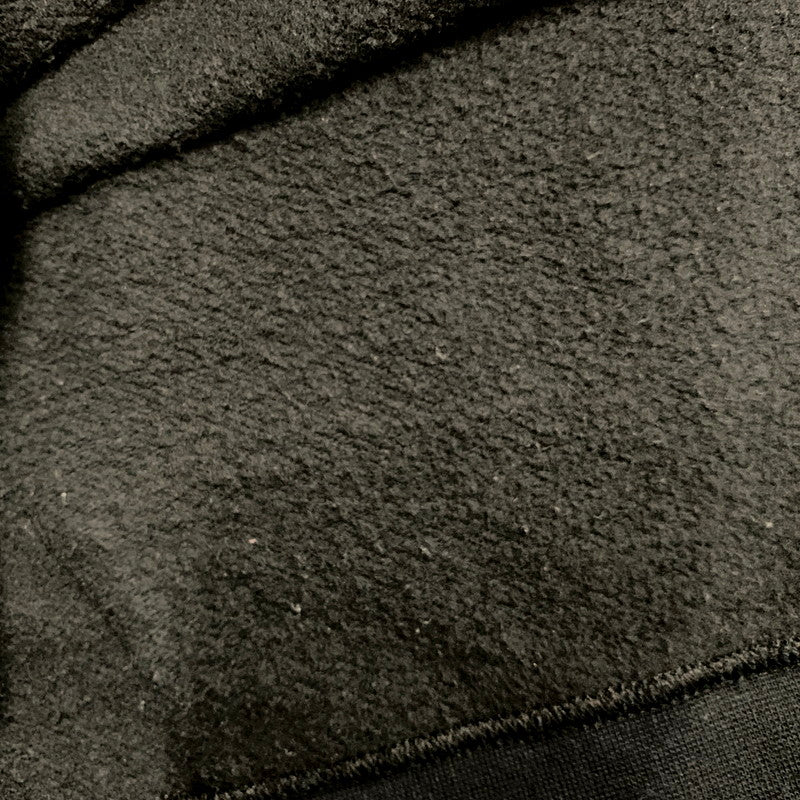 【中古品】【メンズ】 Supreme シュプリーム × NIKE ナイキ LEATHER APPLIQUE HOODED SWEATSHIRT CK6225-010 レザー アップリケ フーデッド スウェットシャツ パーカー 長袖 トップス 149-250710-as-20-izu サイズ:L カラー:ブラック 万代Net店