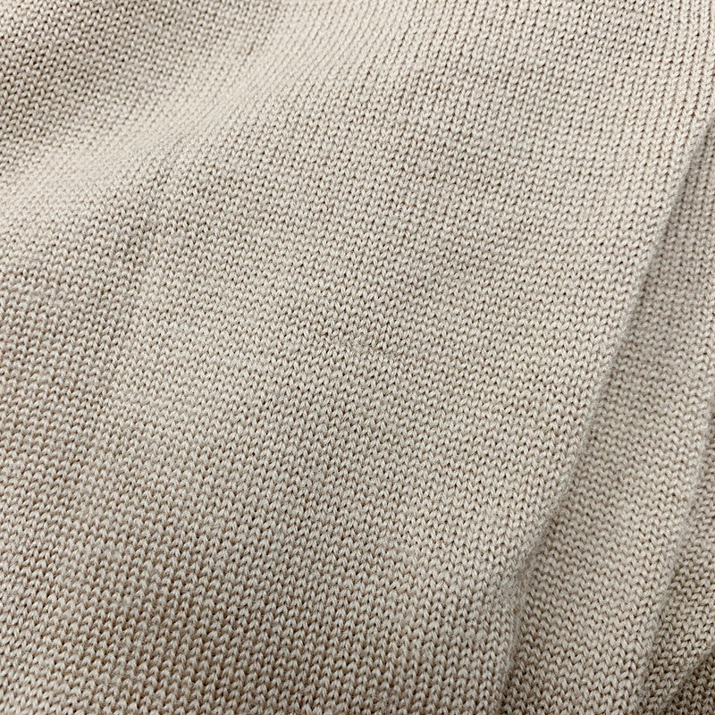 【中古品】【レディース】 Burberrys バーバリーズ GOLD BUTTON KNIT CARDIGAN FBA72-690 ゴールドボタン ニットカーディガン 長袖 170-250701-as-37-izu サイズ:M カラー:ベージュ 万代Net店