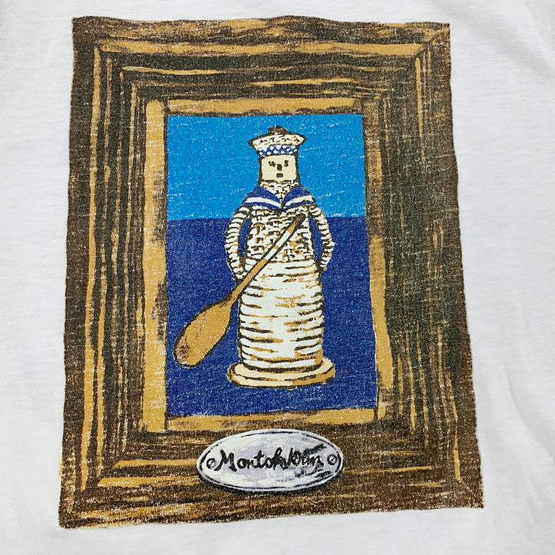 【中古品】【レディース】 45Rフォーティファイブアール 葉山ものがたり モントックンべタッチプリントの90845星Tシャツ 半袖 トップス 168-250701-as-17-izu サイズ:3 カラー:ホワイト 万代Net店