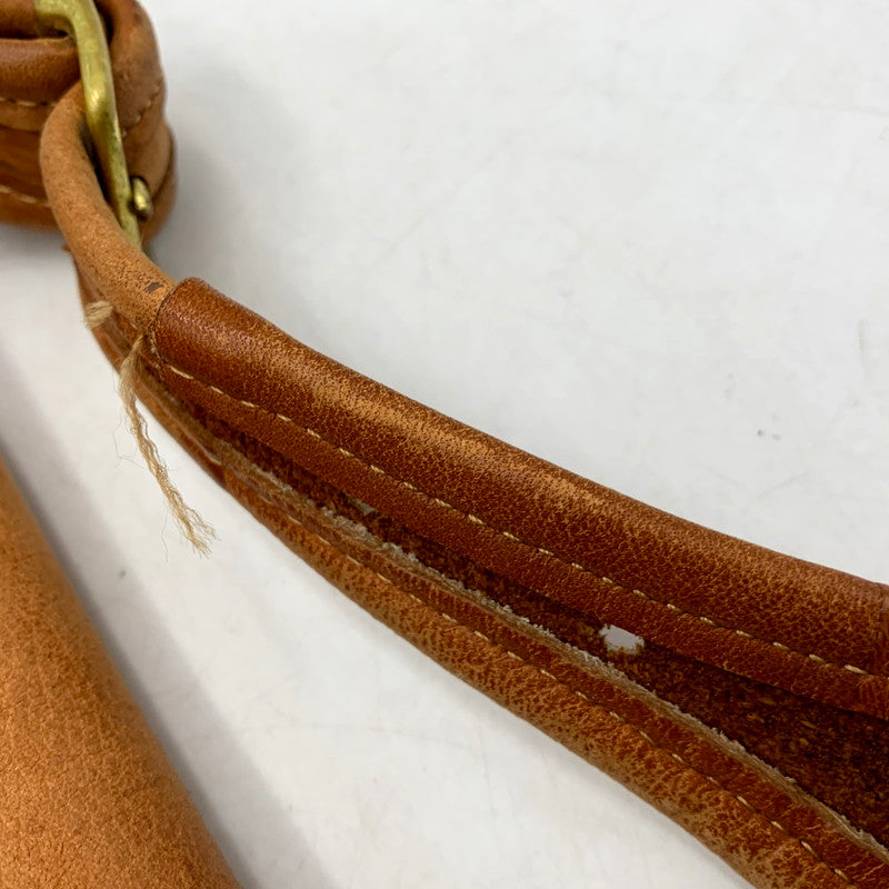 【現状渡し品】【メンズ/レディース】 OLD COACH オールド コーチ LEATHER SHOULDER BAG 122 レザー ショルダーバッグ USA製 カバン 鞄 180-250707-as-01-izu カラー:ブラウン 万代Net店