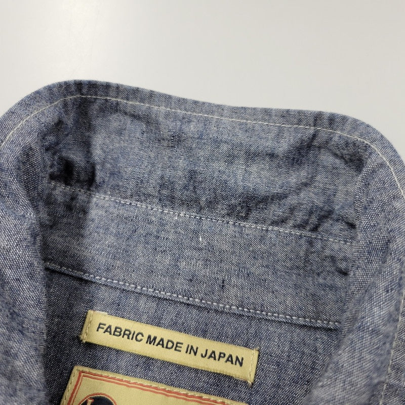 【中古品】【メンズ】 Nigel Cabourn ナイジェルケーボン 8045-13-10000 AW FIELD SHIRT フィールド シャツ 長袖 トップス 145-250721-rk-08-izu サイズ:50 カラー:ブルー系 万代Net店