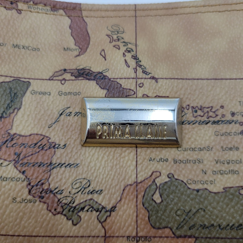 【中古品】【メンズ/レディース】 PRIMA CLASSE プリマクラッセ MAP SHOULDER BAG マップ ショルダーバッグ 鞄 カバン 188-250725-ma-02-izu カラー:茶系 万代Net店