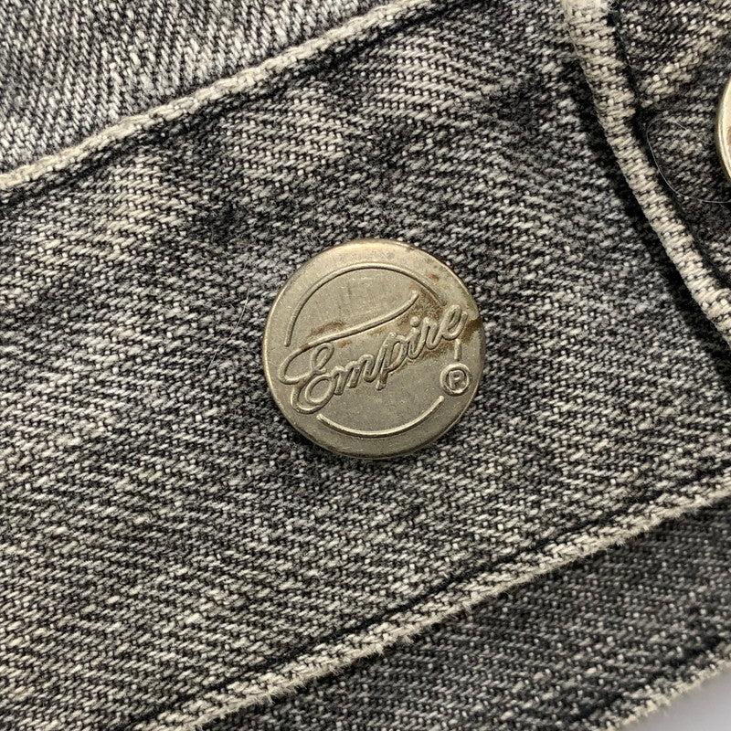 【中古品】【メンズ】 EMPIRE エンパイア DARTS DENIM JACKET ダーツ デニム ジャケット アウター 142-250801-as-03-izu サイズ:L カラー:グレー系 万代Net店