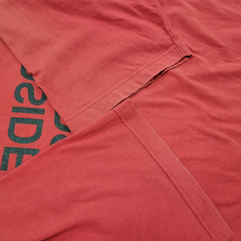 【中古品】【メンズ】 WIND AND SEA×YOHJI YAMAMOTO ウィンダンシー×ヨウジヤマモト 22SS TRIANGLE LOGO TEE トライアングルロゴT トップス 半袖 142-250803-ma-11-izu サイズ:4 カラー:RED 万代Net店