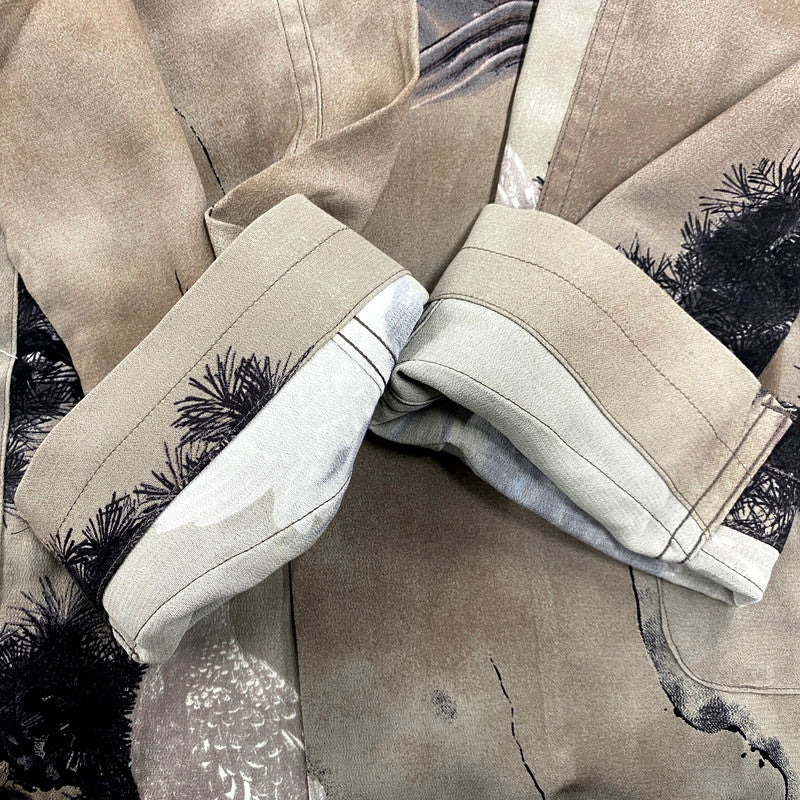 【中古美品】【メンズ】 BLACK SIGN ブラックサイン 25SS JYAKUCHU ITO THREE QUARTER SLEEVE NIGHT HAWAIIANER SLEEVE NIGHT HAWAIIAN SHIRT BSSL-25111 スリー クォーター スリーブ ナイト ハワイアン シャツ 145-250805-ay-12-izu サイズ:42 カラー:マルチ 万代Net店