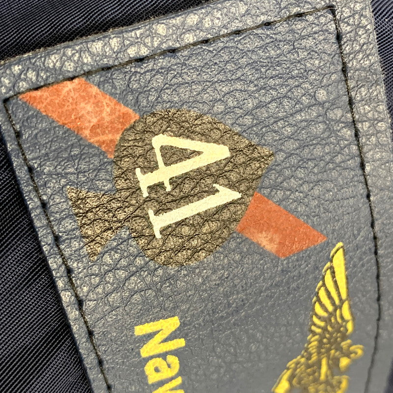 【中古品】【メンズ】 YSX WAPPEN FLIGHT JACKET ワッペン フライトジャケット アウター 146-250814-as-12-izu カラー:ネイビー 万代Net店