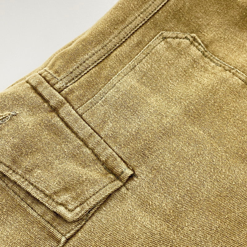 【中古品】【メンズ】 CZECH ARMY チェコ軍 80S DOUBLE KNEE COTTON TWILL OVERALLS 80年代 ダブルニーコットン ツイルオーバーオール オールインワン ボトムス 157-250821-ma-03-izu サイズ:不明 カラー:BROWN 万代Net店