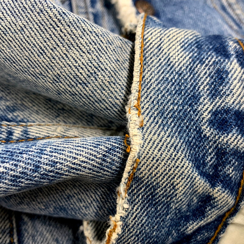 【中古品】【メンズ】 リーバイス DENIM BOA JACKET 70608-0216 デニム ボア ジャケット USA製 アウター 146-250821-as-09-izu サイズ:36R カラー:ライトインディゴ 万代Net店