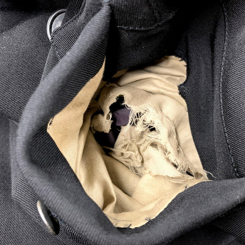 【現状渡し品】【メンズ】 OLD JUN オールドジュン 80-90S WOOL TRENCH COAT 80-90年代 ウールトレンチコート アウター 長袖 146-250905-ma-05-izu サイズ:M カラー:ブラック 万代Net店