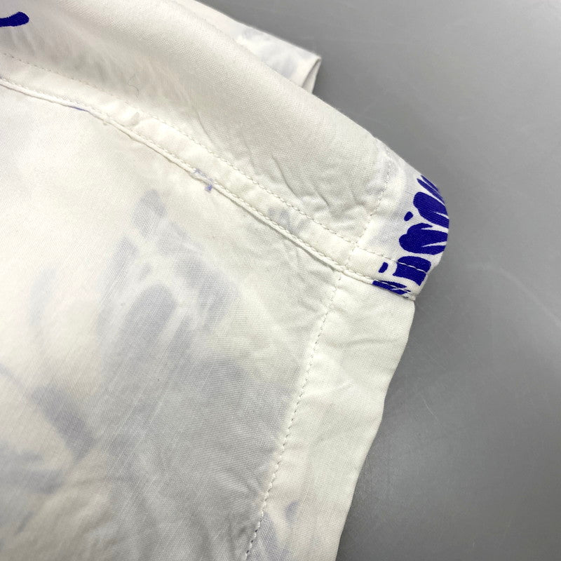 【中古品】【メンズ】 NEEDLES×SUN SURF ニードルス×サンサーフ 11-01-1316-086 21SS BUTTERFLY ALOHA SS SHIRT バタフライアロハショートスリーブシャツ トップス 半袖 140-250902-ma-05-izu サイズ:L カラー:WHITE 万代Net店