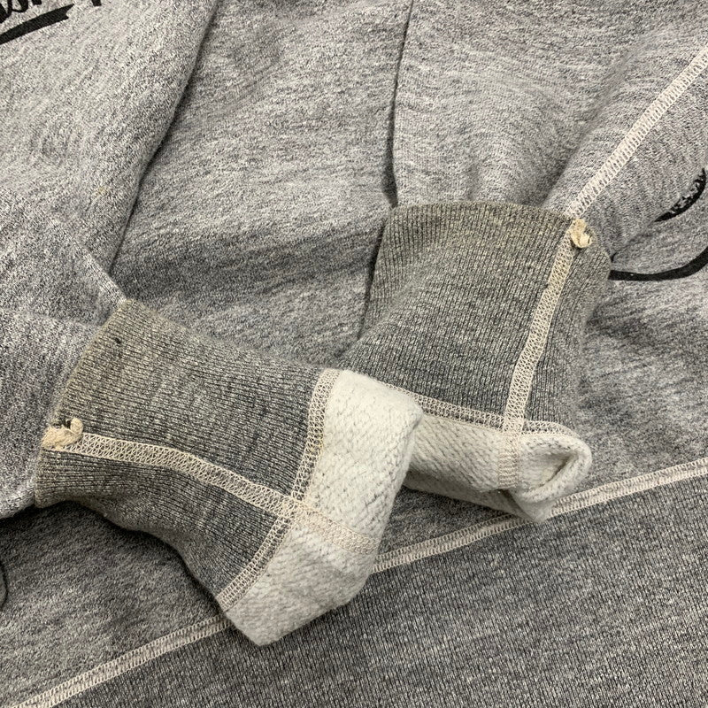 【中古品】【メンズ】 GRASSHOPPERS SWEATSHIRT スウェットシャツ 片V 霜降り トレーナー 長袖 トップス 145-250908-as-08-izu サイズ:M カラー:グレー 万代Net店