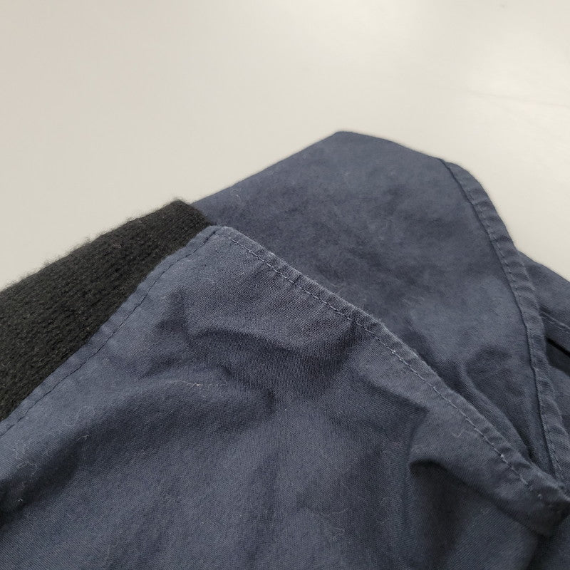 【現状渡し品】【メンズ】 Sacai サカイ DOCKING DESIGN KNIT SWEATER 18-01781M ドッキング デザイン ニット セーター 長袖 トップス 140-250911-as-02-izu サイズ:1 カラー:ブラック×ネイビー 万代Net店