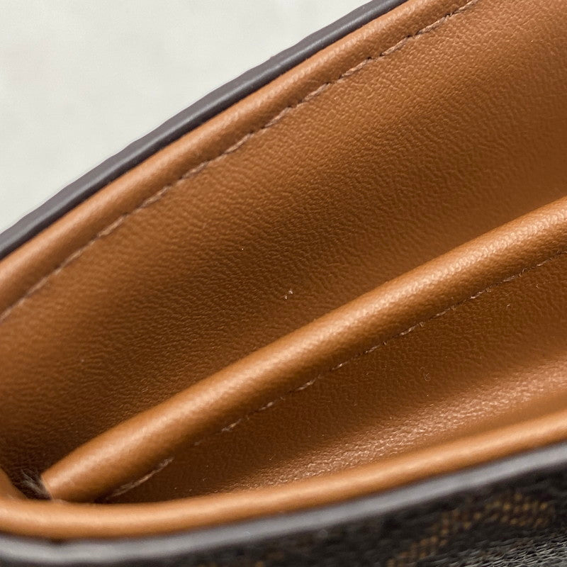 【中古美品】【メンズ/レディース】 Michael Kors マイケルコース MK SIGNATURE BROWN 35F8GTVZ3B MKシグネチャー ブラウン L字ファスナー 長財布 200-250915-as-09-izu カラー:ブラウン 万代Net店