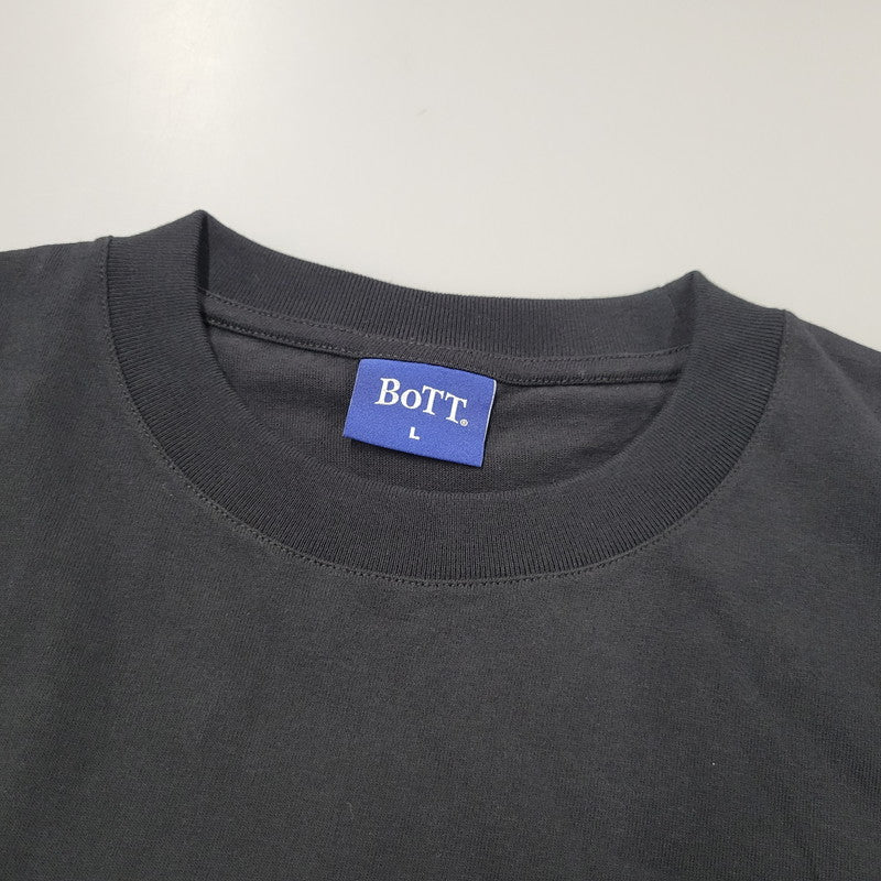 【中古品】【メンズ】 BOTT ボット UNICORN ユニコーン FRONT PRINT SS TEE フロント プリント ショートスリーブ Tシャツ トップス 半袖 142-250921-cs-08-izu サイズ:L カラー:ブラック 万代Net店