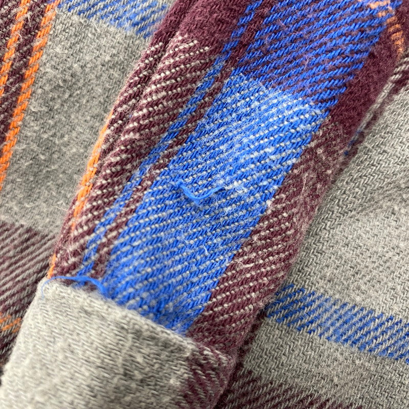 【中古品】【メンズ】 VINTAGE ヴィンテージ 70S-80S LS FLANNEL SHIRT ロングスリーブ フランネル シャツ トップス 長袖 146-250927-ya-04-izu サイズ:下記参照 カラー:マルチカラー 万代Net店