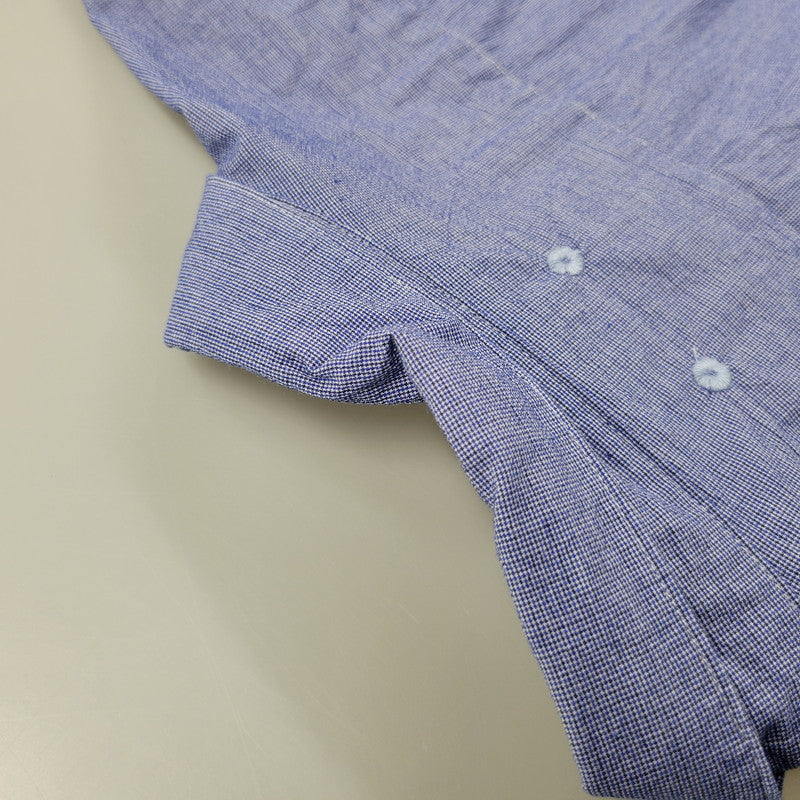 【中古品】【メンズ】 VOILE WASHER REGULAR-FIT S/S SHIRT SPNT-252057 ボイル ワッシャー レギュラーフィット ショートスリーブ シャツ 半袖 トップス 142-260106-as-12-izu サイズ:2 カラー:ブルー 万代Net店
