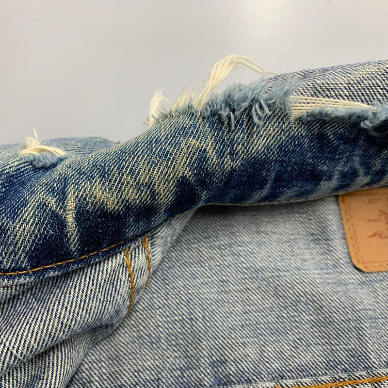 【現状渡し品】【メンズ】 刻印529 ケアタグ 4TH DENIM JACKET デニムジャケット 長袖 146-250928-rk-11-izu カラー:ブルー 万代Net店
