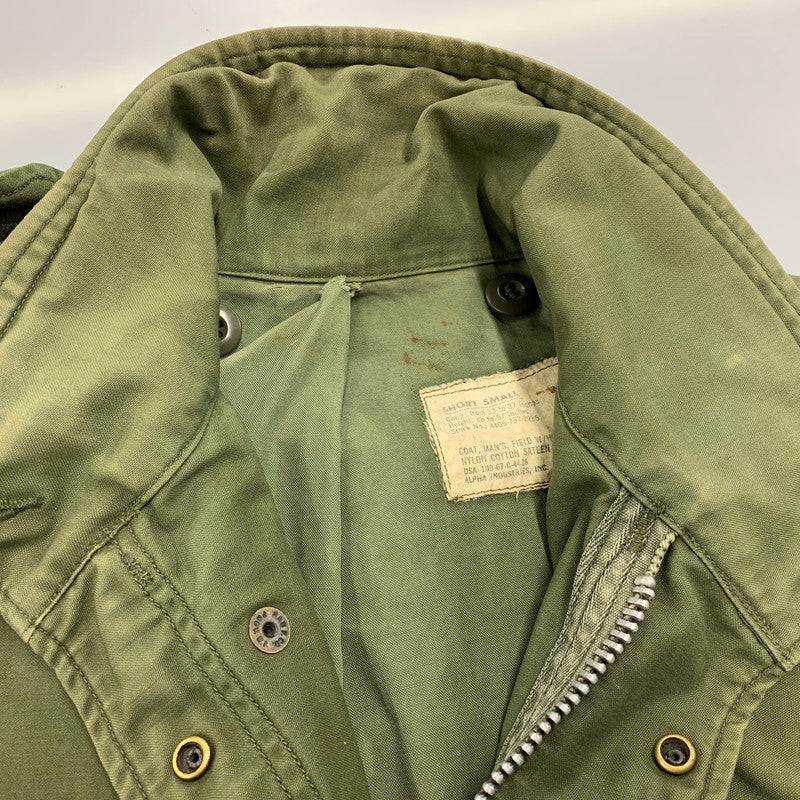 【現状渡し品】【メンズ】 U.S.ARMY ユーエスアーミー 8405-782-2935 67年製 ALPHA社製 アルファ社製 60S M-65 FIELD JACKET フィールド ジャケット アウター 146-250929-cs-01-izu サイズ:S カラー:オリーブ 万代Net店