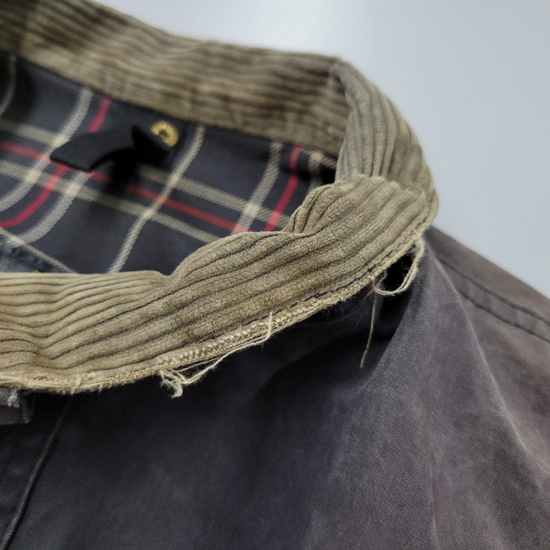 【現状渡し品】【メンズ】 Barbour バーブァー 3ワラント 2000年製 00S INTERNATIONAL SUIT OILED JACKET インターナショナル スーツ オイルド ジャケット アウター 144-251004-ya-16-izu サイズ:下記参照 カラー:ブラウン系 万代Net店